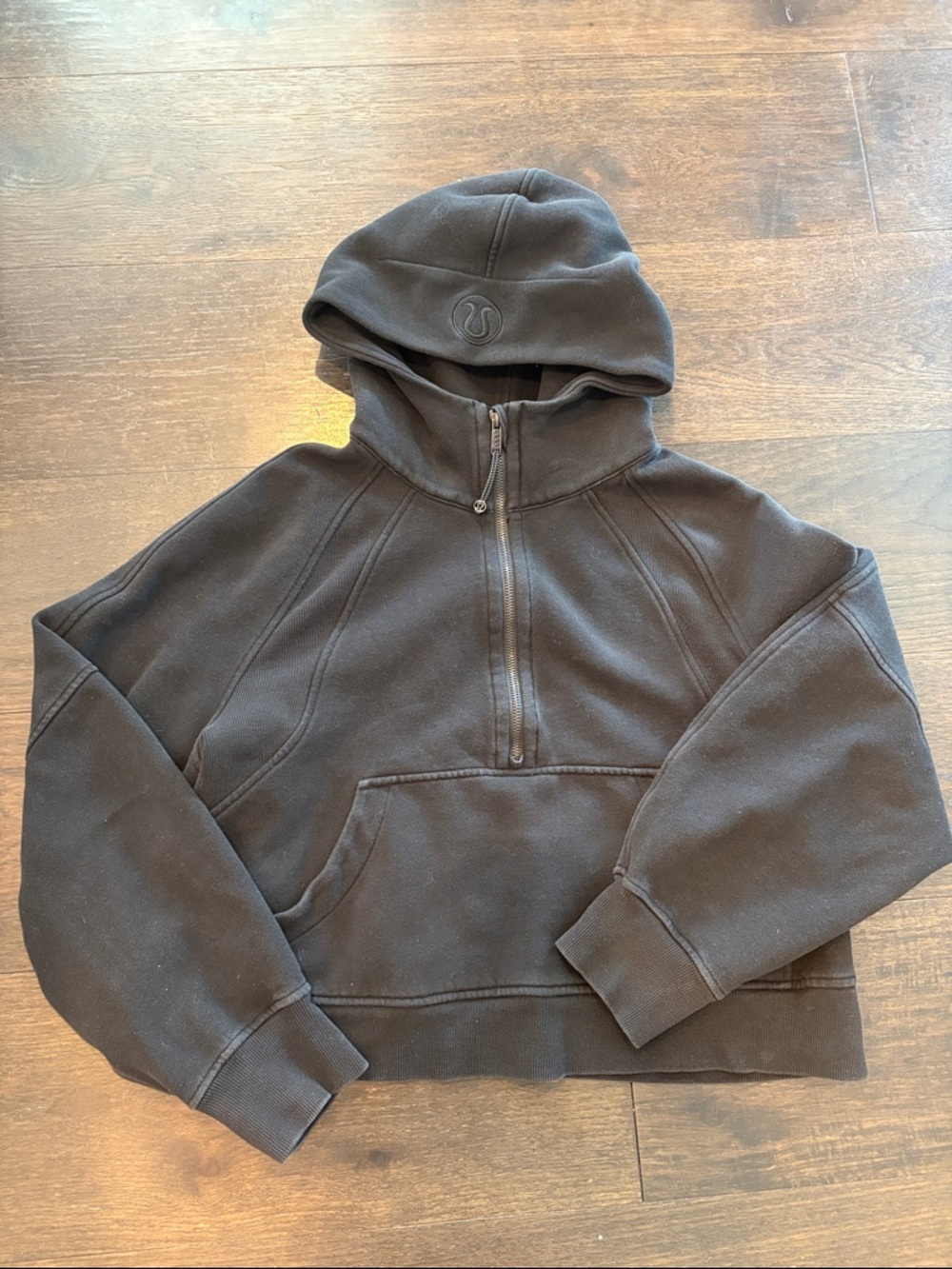 lululemon athletica Black Half-Zip Hoodie